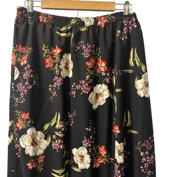CW Classics Floral & Polka Dot Reversible Skirt Sz 1X Polyester women skirt - Picture 9 of 12